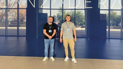 Los fundadores de Innporting, Lewan Barbakadze y Rubén Graf