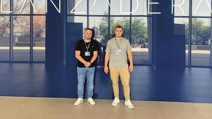 Los fundadores de Innporting, Lewan Barbakadze y Rubén Graf