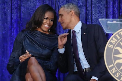 Michelle y Barack Obama.