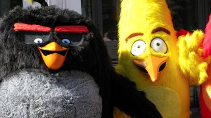 Personajes de Angry Birds, el videojuego de Rovio.