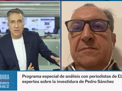 Un momento del programa de El País sobre el debate de investidura de Pedro Sánchez