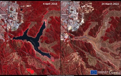 Lago Peñuelas en Chile