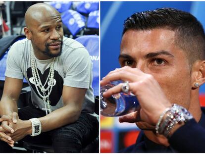 Floyd Mayweather y Cristiano Ronaldo, dos personajes unidos por un reloj de Jacob & Co y su cuestionable gusto.