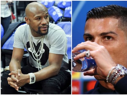 Floyd Mayweather y Cristiano Ronaldo, dos personajes unidos por un reloj de Jacob & Co y su cuestionable gusto.