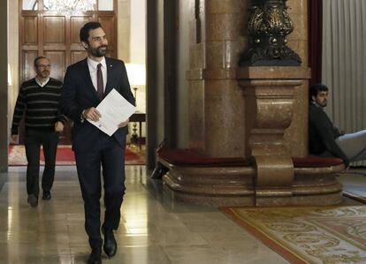 El president del Parlament de Catalunya, Roger Torrent.