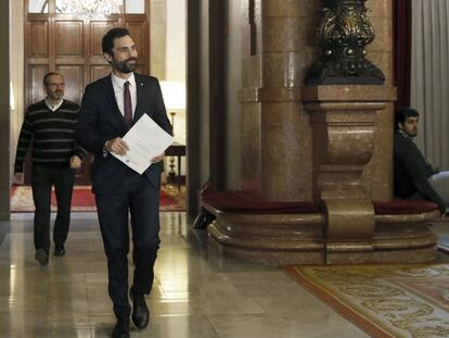 El president del Parlament de Catalunya, Roger Torrent.