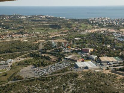 Los terrenos donde se prev&eacute; ubicar BCN World, junto a PortAventura.