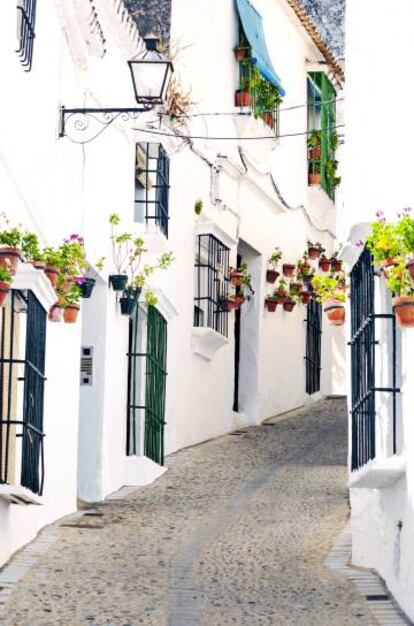 Una calle en Arcos de la Frontera (Cádiz).