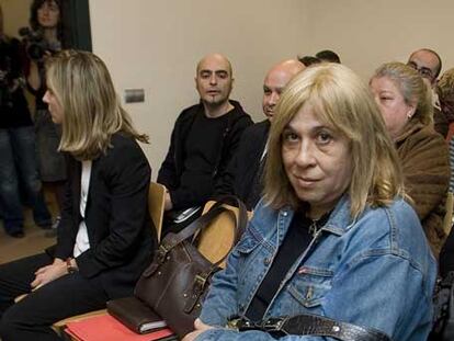 Gina Serra, ayer en la sala de vistas del juzgado.