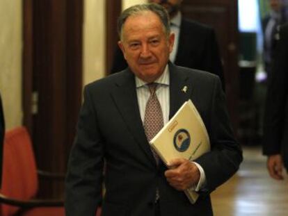 F&eacute;lix Sanz Rold&aacute;n, director del Centro Nacional de Inteligencia ( CNI), en el Congreso en 2013. 