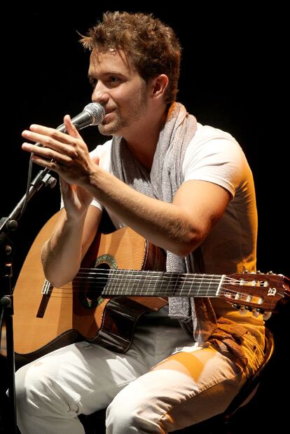 Un momento del concierto de Pablo Alborn en Mlaga, el pasado da 10.