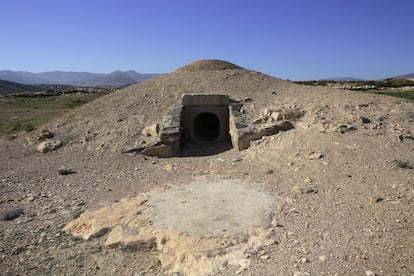 Sepultura 1 del yacimiento megalítico de Los Millares, en Almería.