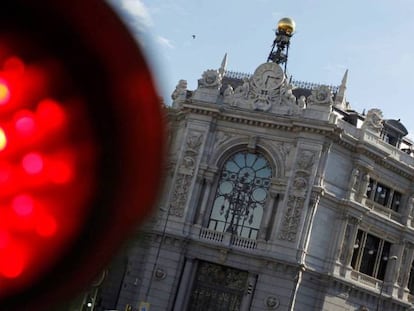 Fachada de la sede del Banco de España.