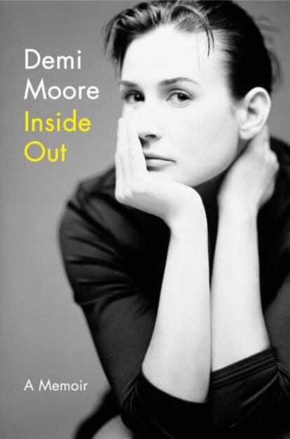 La portada del libro de Demi Moore, 'Inside Out'.