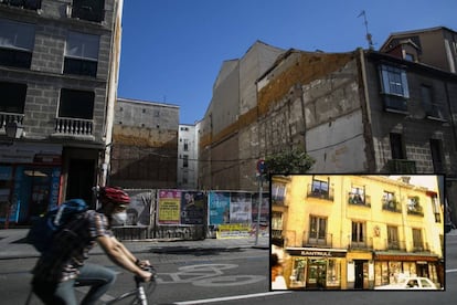 El edificio de San Bernardo, 48 ya no existe, pero sigue en el catálogo de elementos protegidos.