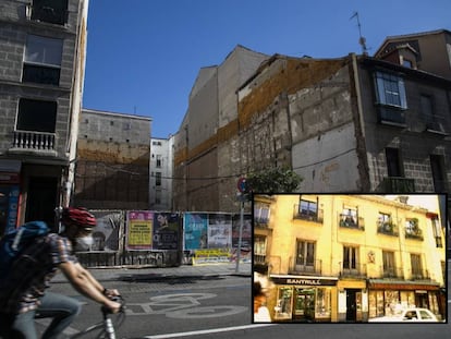 El edificio de San Bernardo, 48 ya no existe, pero sigue en el catálogo de elementos protegidos.