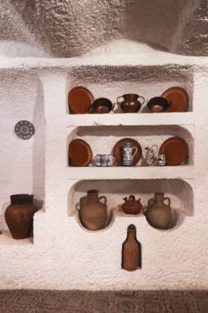 Objetos expuestos en el Museo del Azafrán y Etnográfico de Madridejos, en Toledo.