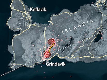 Los datos de cientos de seísmos que explican la erupción en el suroeste de Islandia