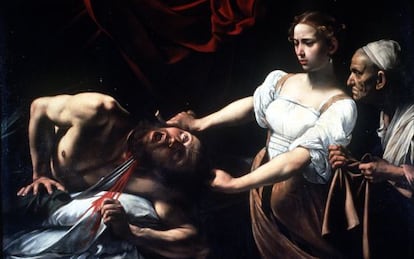 &#039;Judith cortando la cabeza a Holofernes&#039;, de Caravaggio.