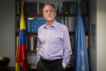 Scott Campbell, en Bogotá, el 15 de diciembre.