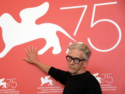 El director canadiense David Cronenberg durante el festival de Venecia. 