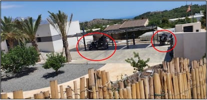 Fotografía del chalé de Polop tomada por la Guardia Civil e incorporada al sumario.
