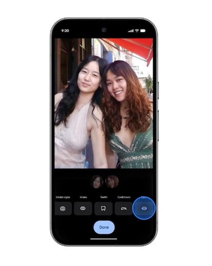 Nueva función Touch up de Google Fotos