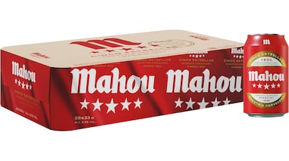 Pack de cerveza Mahou en oferta