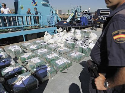 1.200 kilos de cocaína interceptados en las Azores