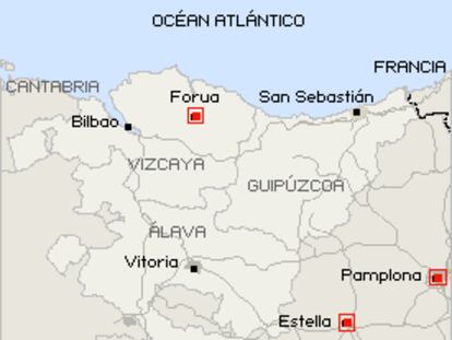 Detenciones en el Vizcaya y Navarra