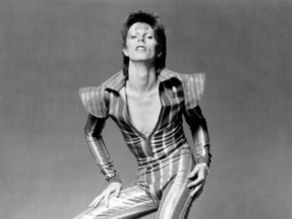 David Bowie como Ziggy Stardust.