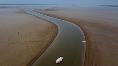 Sequía en la amazonia