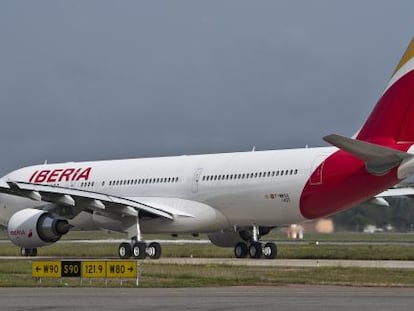 Avi&oacute;n de Iberia.