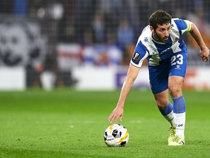 Granero, durante un partido de Europa League del Espanyol contra el Ludogorets