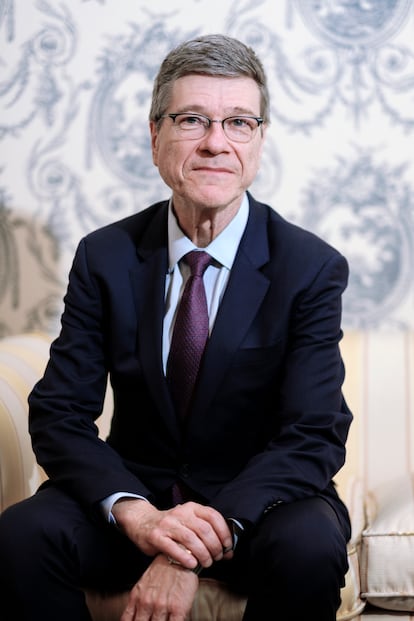 Jeffrey Sachs en una imagen de 2019 en Madrid.