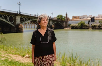 Mercedes Toledo, exiliada chilena, retratada para el proyecto 'Exiliadas', en España. Imagen cedida.