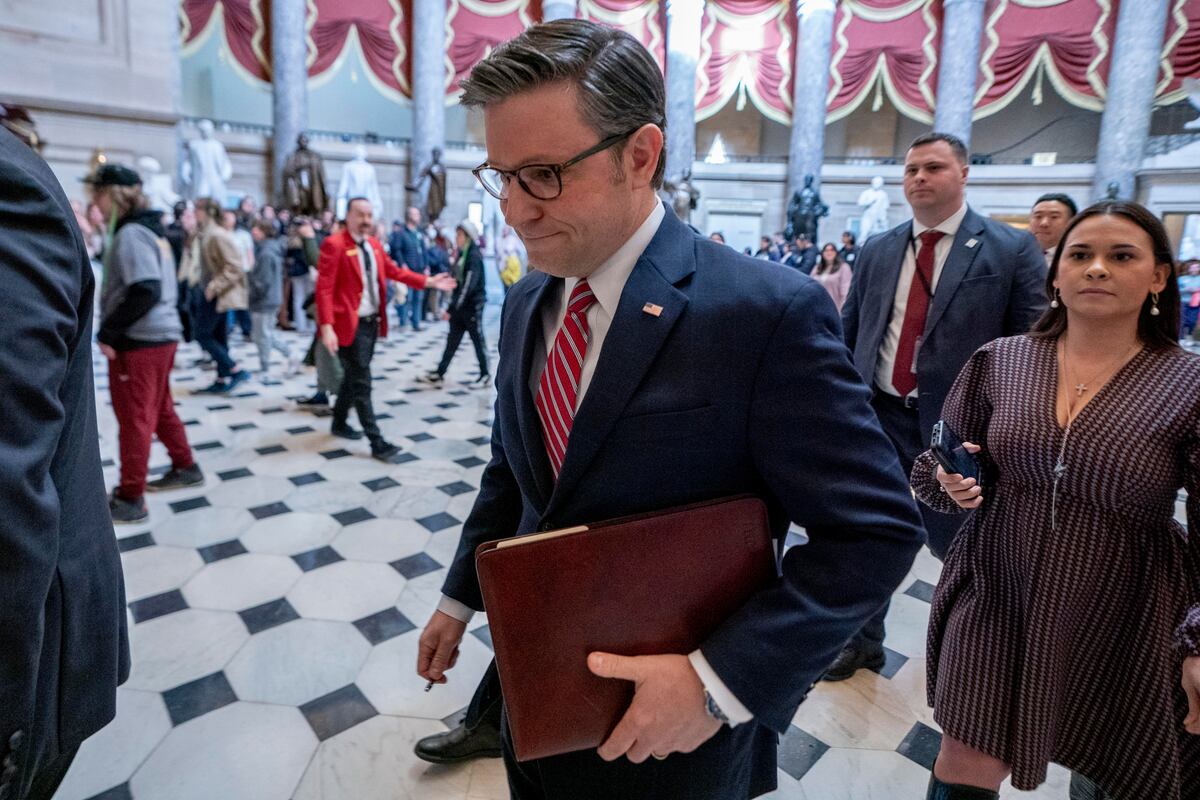 House Speaker Mike Johnson is committed to advancing Ukraine aid. But ...