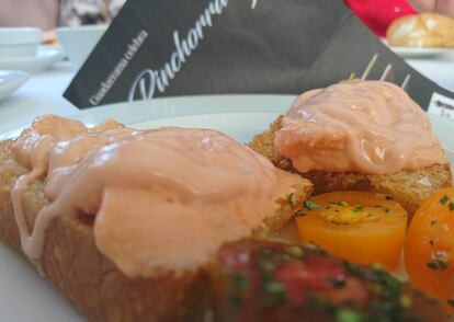 Pastel de cabracho realizado en la pasada edición por el Restaurante La Calleja.