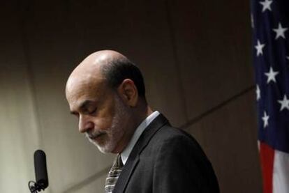 El presidente de la Reserva Federal, Ben Bernanke.