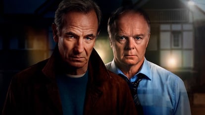 Protagonistas de la serie El juego del asesino de Filmin