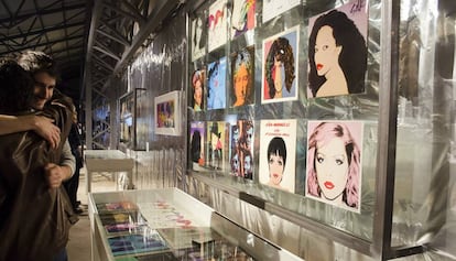 Una imagen de la exposición sobre Warhol en Can Trinxet.