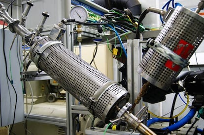 Sistema de dilución de gases de escape en el laboratorio de CMT-Motores Térmicos.