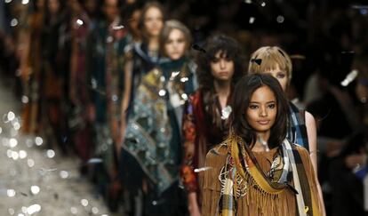 Desfile de Burberry Prorsum en Londres.