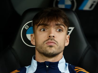 El defensa del Real Madrid, Raúl Asencio, el pasado abril. 