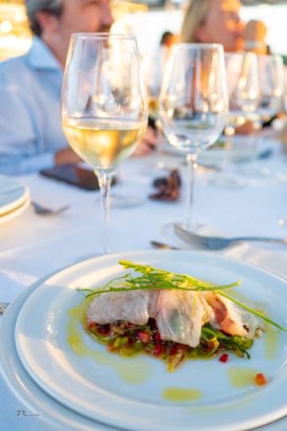 Cena marinada a bordo del crucero fluvial 'La Pepa', en Sanlúcar de Barrameda (Cádiz)