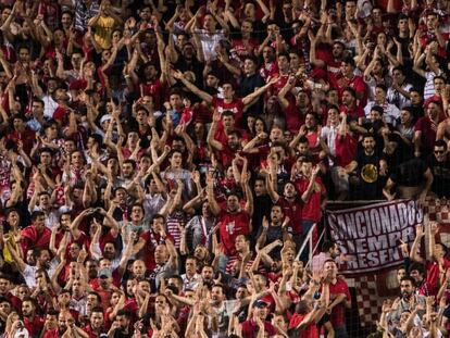 Los Biris del Sevilla en una imagen de archivo. 