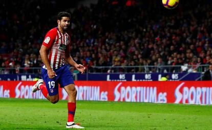 Diego Costa durante un partido de la temporada pasada.