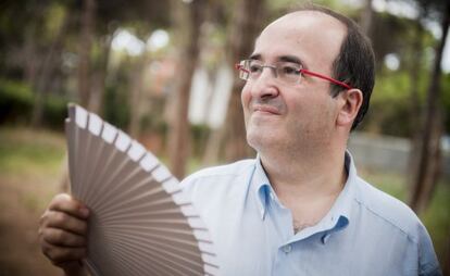 Miquel Iceta, en la última fiesta de la Rosa del PSC