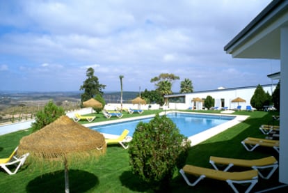 Piscina del parador de Ayamonte (Huelva)