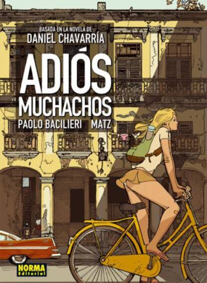 Portada de la adaptación al tebeo de 'Adiós muchachos' de Daniel Chavarría por Matz.